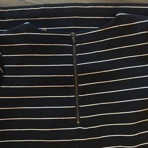 LOFT Dresses - Loft Small dress navy w/ white stripes NWT LOFT Dresses - Loft Small dress navy w/ white stripes NWT